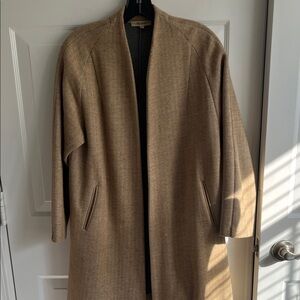 Madewell Herringbone Tan Coat